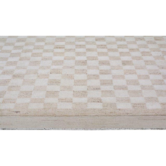 Moroccan Hand Knotted Wool Rug,10'1"X14' For Sale - Image 4 of 6