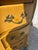 Gold Vintage French Provincial Tall Chest, Serpentine Front Highboy With Carved Apron & Scroll Feet For Sale - Image 8 of 12