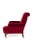 Victorian Velvet Lounge Chair For Sale - Image 4 of 11