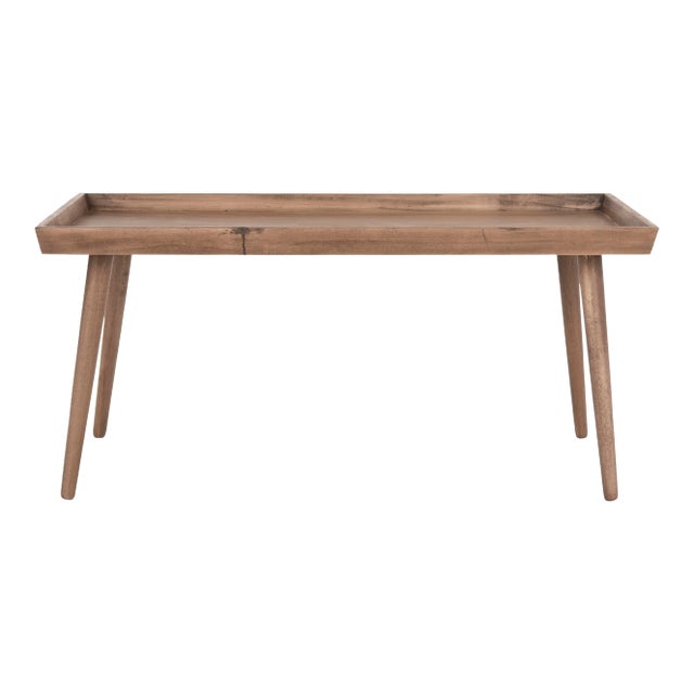 Coffee Table With Tray Top in Desert Brown For Sale