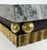 1930s Art Deco Wrought Iron, Brass, Marble Console Table, Subes Manner For Sale - Image 4 of 10