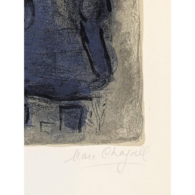 Modern Marc Chagall, Rahab and the Spies of Jericho, 1960, Lithograph For Sale - Image 3 of 5