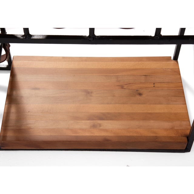 Arthur Unanoff Shaver Howard Room Divider 40 Bottle Wine Rack Restored For Sale - Image 16 of 17