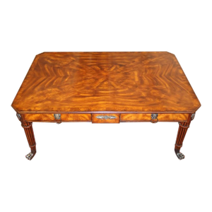 Theodore Alexander Althorp Mahogany Regency Style Cocktail Coffee Table