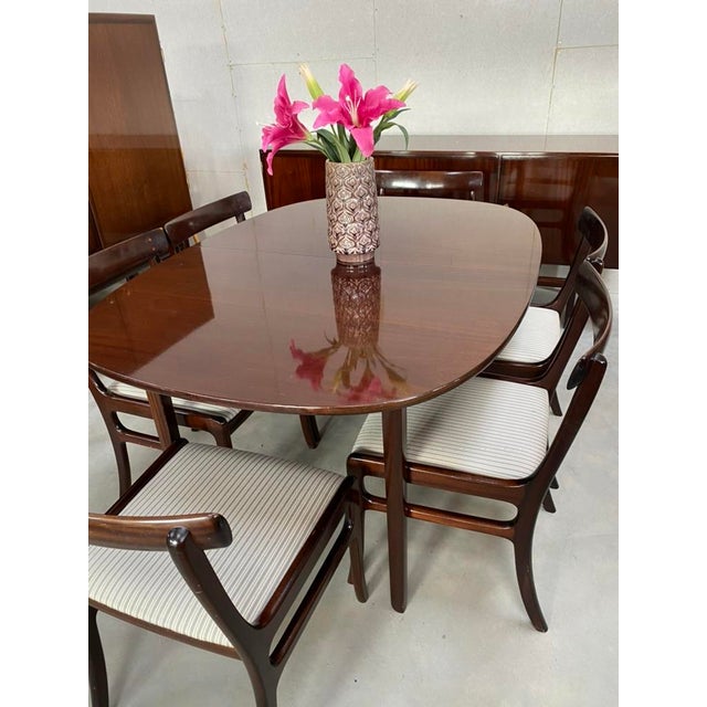 An exceptional and rare complete rungstedlund dining set — one of the most coveted series in danish mid-century design,...