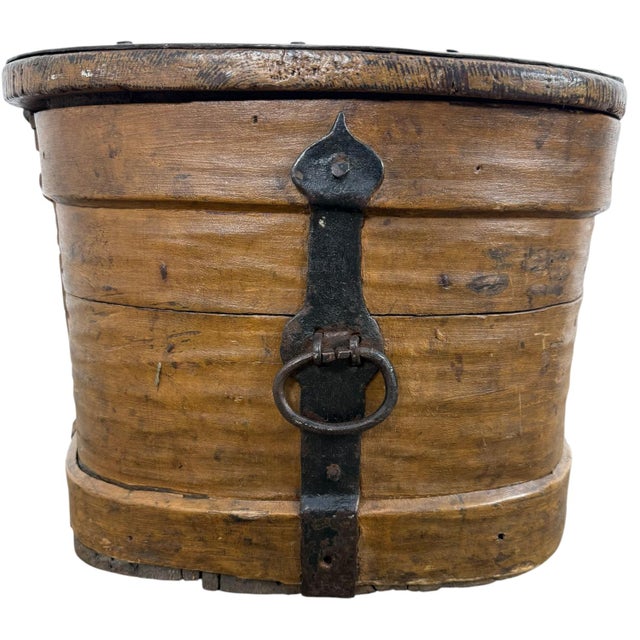 Large Antique Swedish Bentwood Chest, 1890s For Sale - Image 12 of 18