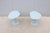 Metal MCM Style Light Blue Organic Forms Side Tables Attributed to Morten Voss, a Pair For Sale - Image 7 of 18