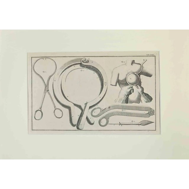 Lorenz Heister, Surgical Instruments, Etching, 1750 For Sale - Image 3 of 3