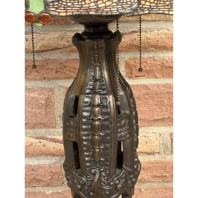 Black Bronze 3-Light Table Lamp from Tiffany, 1960s For Sale - Image 8 of 18