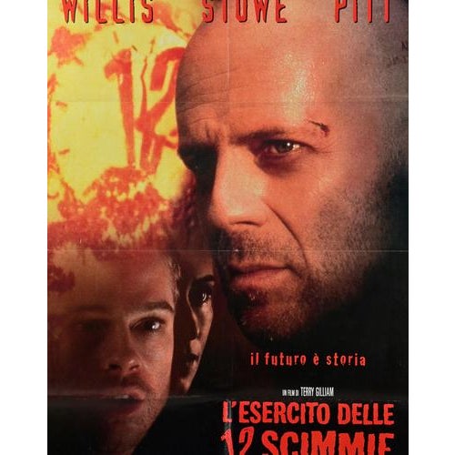 Italian 12 Monkeys Poster, 1995 For Sale - Image 3 of 5