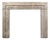 Antique Italian Limestone Fireplace Mantel with Bolection Profile, 1600s For Sale