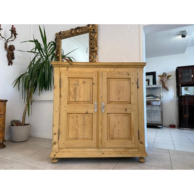 Biedermeier Sideboard in Softwood For Sale - Image 4 of 10