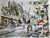 Mid-20th Century Parisian View of Paris Watercolor Print by Artist G. Lelong For Sale - Image 14 of 15