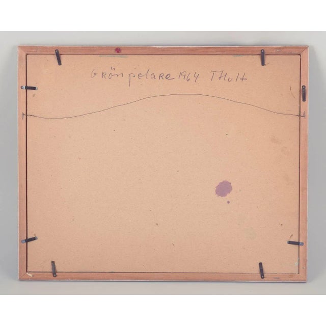 Torsten Hult, Abstract Composition, 1964, Oil on Cardboard For Sale - Image 7 of 8