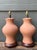 Ceramic Vintage Terracotta Table Lamps - Pair For Sale - Image 7 of 18