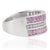 Not Yet Made - Made To Order Blush Horizon 3.16 Ct Pink Sapphire & Diamond Band Ring for Christmas Gift, Size 6.5 For Sale - Image 5 of 13