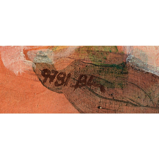 Wolfgang blanke born 1948 münster "marion" monogrammed and dated lower center, monogrammed and dated again on the reverse...