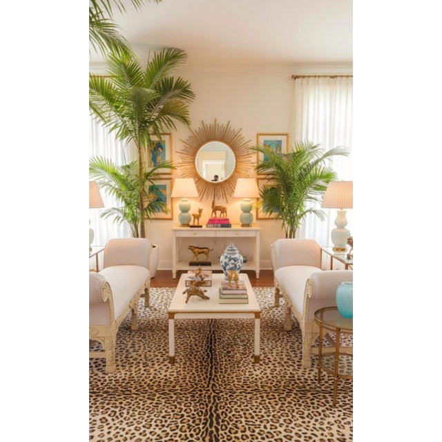 Vintage Italian Baroque Style Heavily Carved Floral Scrolled Arm Hall Benches- A Pair For Sale - Image 13 of 15