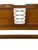 1970s Vintage Italian Cherry Wood King Size Headboard For Sale - Image 5 of 7