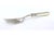 Silver Fish Serving Fork with Reliefs and Floral Motifs For Sale - Image 4 of 7