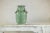 Celadon Celadon Glazed Ceramic Vase with Applied Fruit and Foliate Decoration and Scalloped Rim For Sale - Image 8 of 12