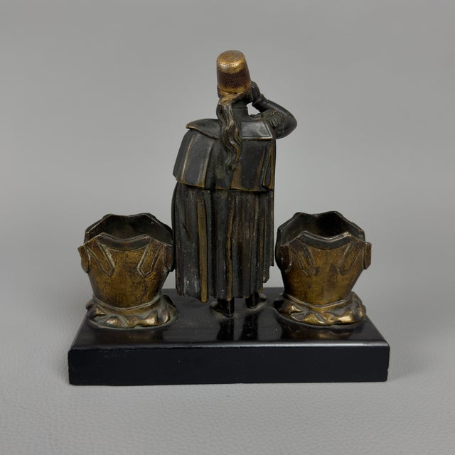 Vintage Zouave Military Sculpture in Marble, 1920s For Sale - Image 4 of 13