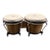 Lp (Latin Percussion) Cp Traditional Bongos in a Natural Wood Finish For Sale