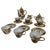 Vintage Mocca style tea of coffee set. Consisting out of 6 cups and 6 matching saucers, sugar pot, milk jug and a teapot....