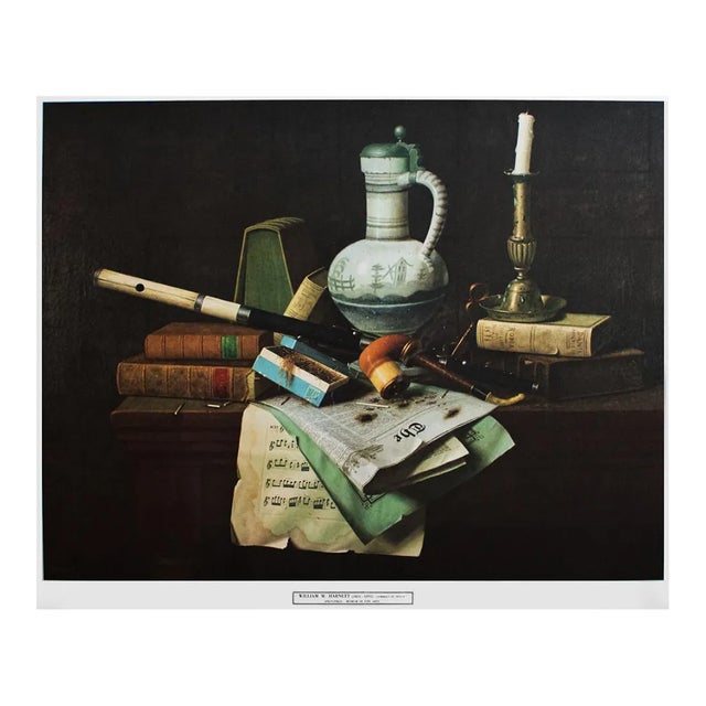 XL After William M. Harnett "Symbols of Peace", Vintage Poster For Sale