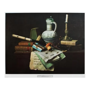XL After William M. Harnett "Symbols of Peace", Vintage Poster