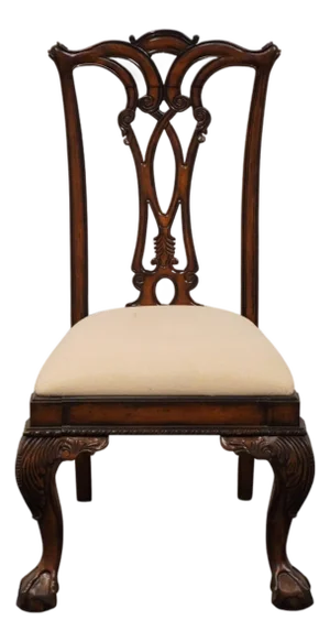 Hooker Furniture Solid Mahogany Traditional Chippendale Style Dining Side Chair
