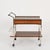 Serving Bar Cart with Drawers in Rosewood and Chrome by George Coslin, Italy, 1950s For Sale - Image 12 of 15