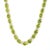 Art Deco 7.85ct Peridot Cushion Shaped Gemstone and Diamond Necklace in 18k Yellow Gold For Sale - Image 3 of 11