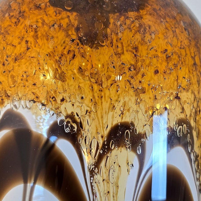 Murano Glass Pendant Chandelier, Mid Century - Italy For Sale - Image 13 of 13
