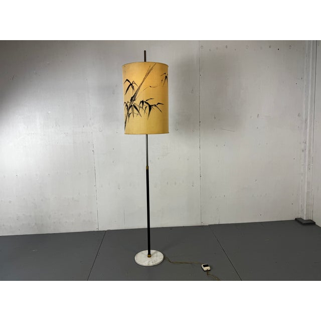 Mid-Century Modernist Italian Floor Lamp with Marble Base, 1950s For Sale - Image 14 of 14