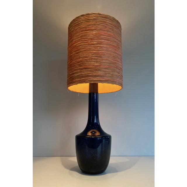 1970s 1970s Blown Glass Table Lamp For Sale - Image 5 of 11