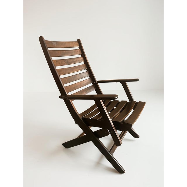 Original 7-piece vintage garden furniture set by mesch wertmöbel from germany. the set includes: • 5 folding armchairs • 2...