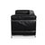 LC 2 Two-Seater Sofa in Black Leather by Le Corbusier for Cassina For Sale - Image 11 of 12