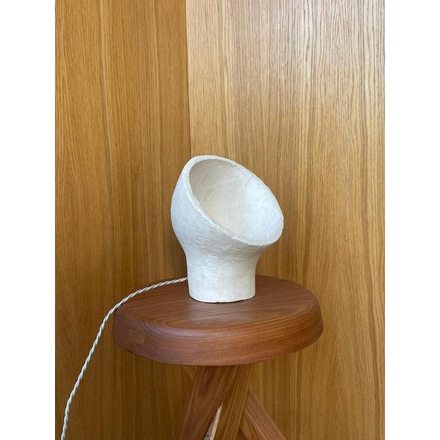 Stanza 2 White Stoneware Lamp by Renzo Maar For Sale - Image 4 of 12
