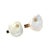 Diamond Fresh Water Pearl Cufflinks 14k Gold Designer Certified For Sale - Image 4 of 7