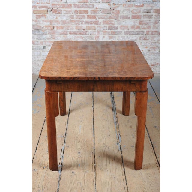 Art Deco Extendable Dining Table in Beech and Spruce, Czech, 1930s For Sale - Image 10 of 18