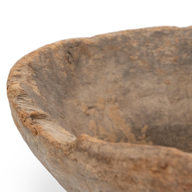 Turkish Antique Root Bowl For Sale In New York - Image 6 of 11