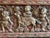 Asian Antique Hand Carved & Painted Thai Wood Relief With Gilded Accents For Sale - Image 3 of 5