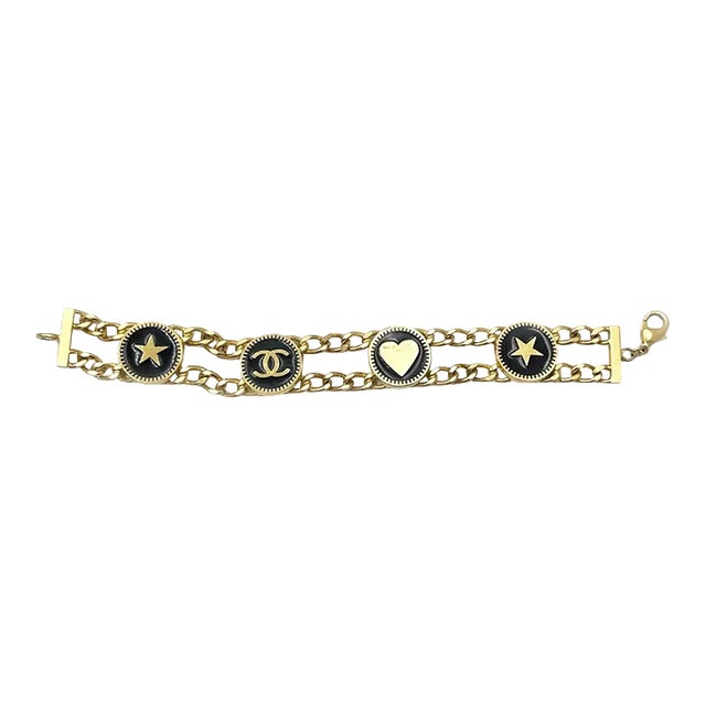 国内即発 CHANEL CC ハートチャーム ゴールドカラー bracelet 国内即発 CHANEL CC ハート チャーム ゴールドカラー bracelet