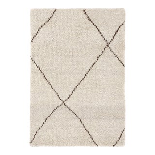 Dash & Albert by Annie Selke Numa Charcoal Hand Knotted Wool Rug, 6' x 9' For Sale