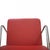 EA-208 Chair in Red Leather by Charles Eames, 2005 For Sale - Image 6 of 15