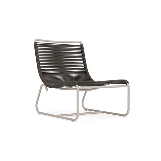 Brown Jordan Walter Lamb Aluminum Lounge Chair, Dove frame with Coal fabric For Sale - Image 13 of 13