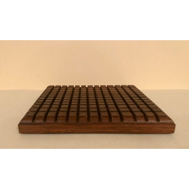 Vintage Handcrafted Wooden Hot Plate Chairish