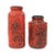 1960s Red Fat Lava Vases from Scheurich Jura, West Germany, 1960s, Set of 2 For Sale - Image 5 of 14
