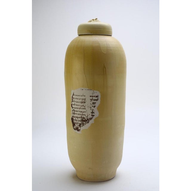 Contemporary Scroll Jar by Caspi Ceramics Nl For Sale - Image 3 of 11